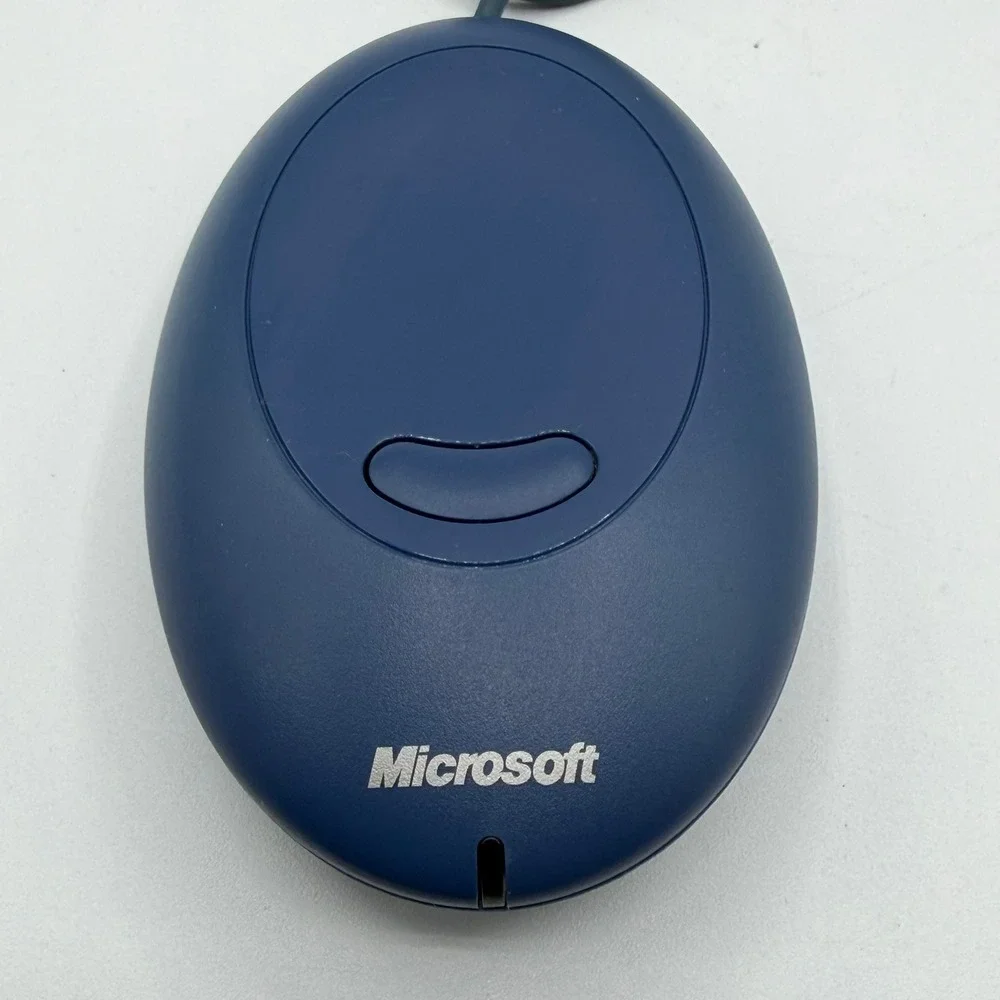 Microsoft Wireless Optical Mouse Blue Receiver USB PS2 Compatible Blue X08-79294